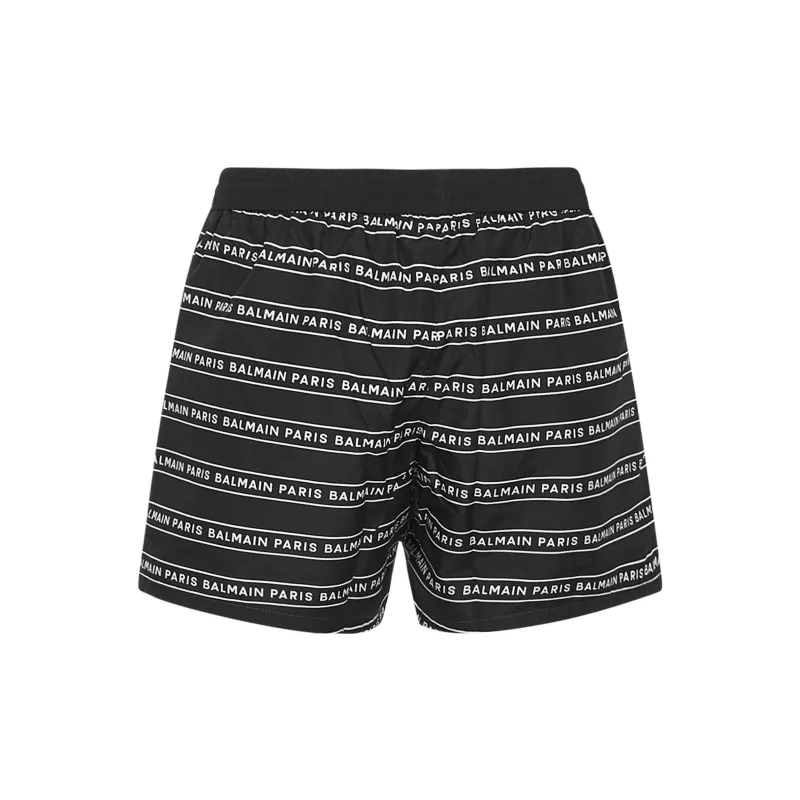 BALMAIN Casual Shorts Men Black-1