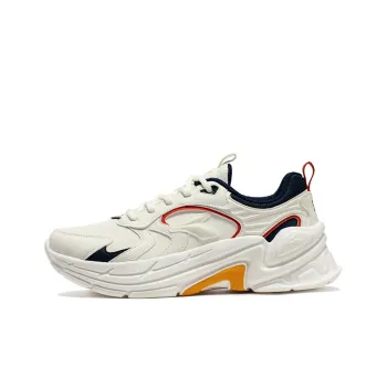 361° Overhill Rebound Cushioning Low Top Running Shoes Men's White Blue
