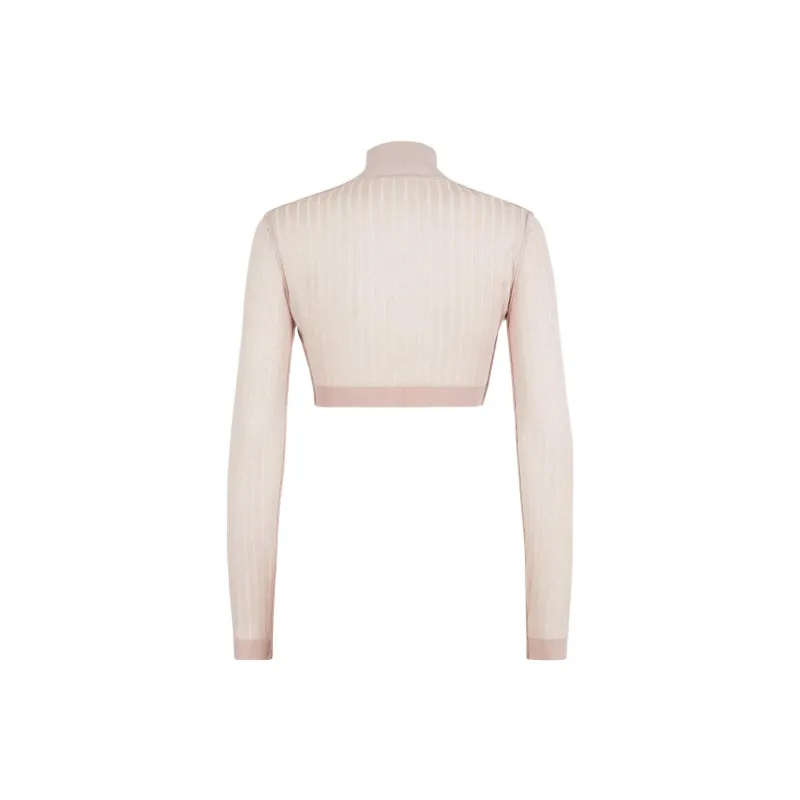 FENDI FW22 Crop Top Women's Pink-1
