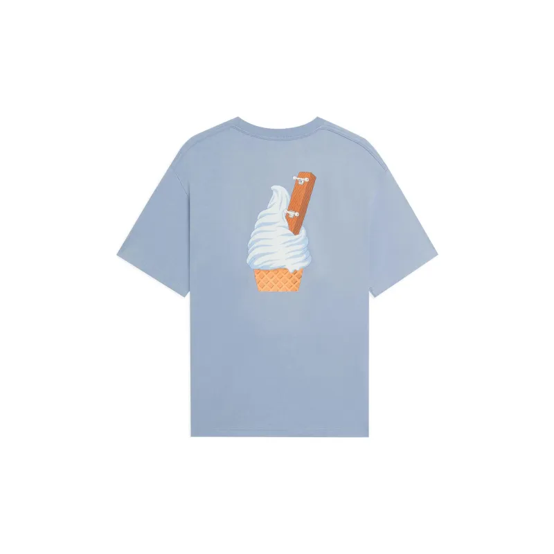 LiNing x Phil Hackett T Shirt Unisex Soft Gray Blue-1