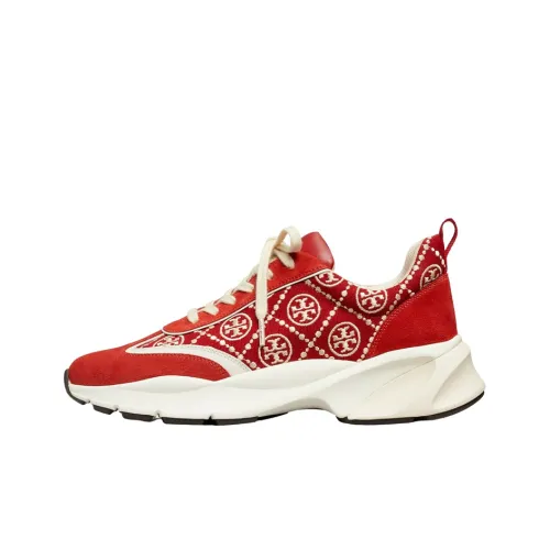 TORY BURCH Good Luck Casual Shoes Women's Low-Top Red