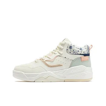 361° Skateboard Shoes Women's High Top Feather White/Mint Gray Green