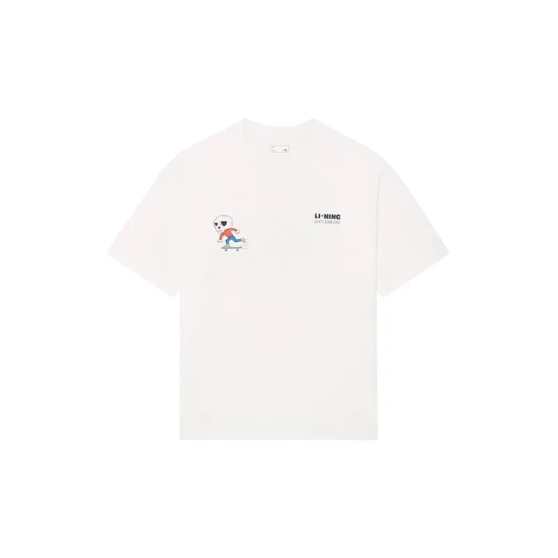 LiNing T Shirts Unisex Ivory-1