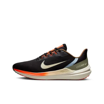 Nike Air Winflo 9 Black Green Safety Orange