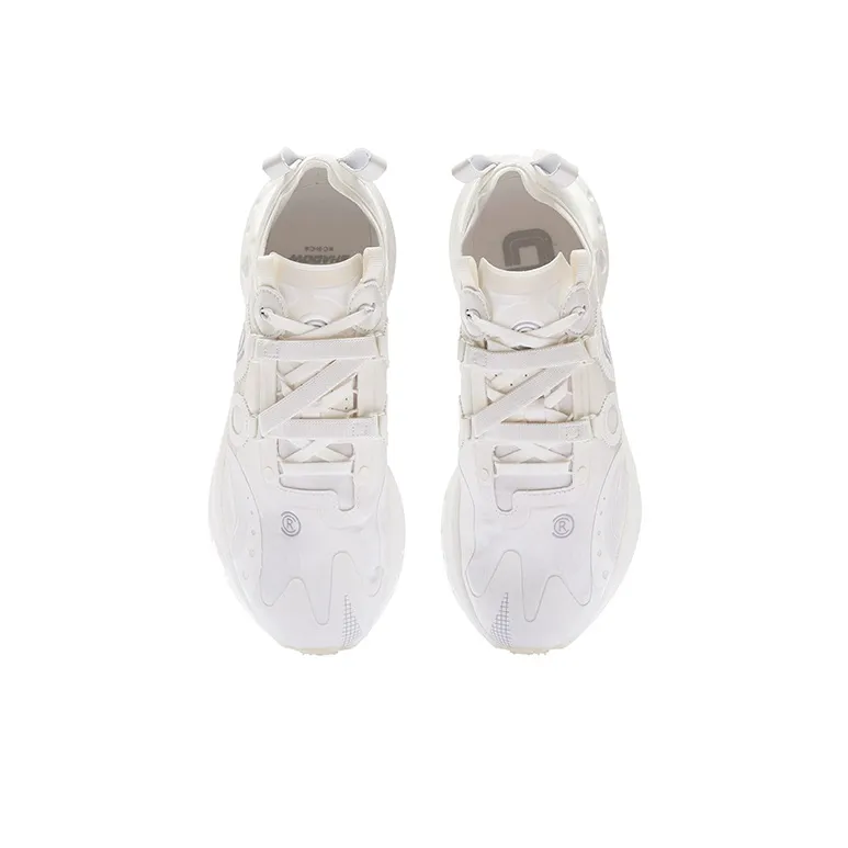 LiNing Jueying CRC Cushioning Anti-Slip Wear-Resistant Breathability Low-Top Sports Casual Shoes Men's White-3