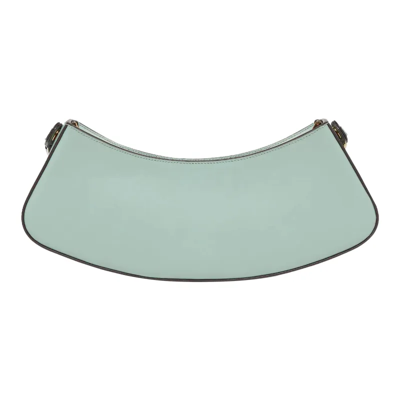 FENDI Calfskin Shoulder Bag Handbag Shoulder Bag Women's Mint Green-3