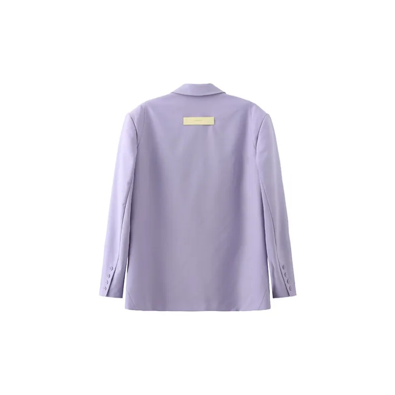 ROARINGWILD Business Suits Unisex Light Purple-1