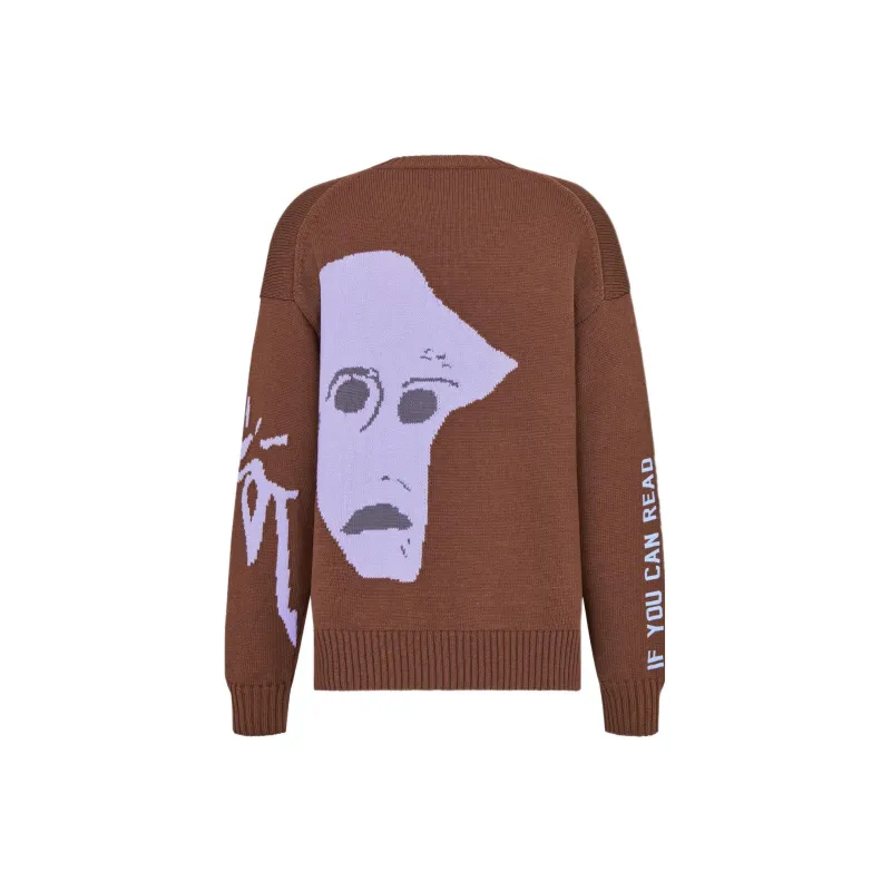 DIOR Dior Quarterly New Products FW22 Sweater Men's Mocha Brown-1