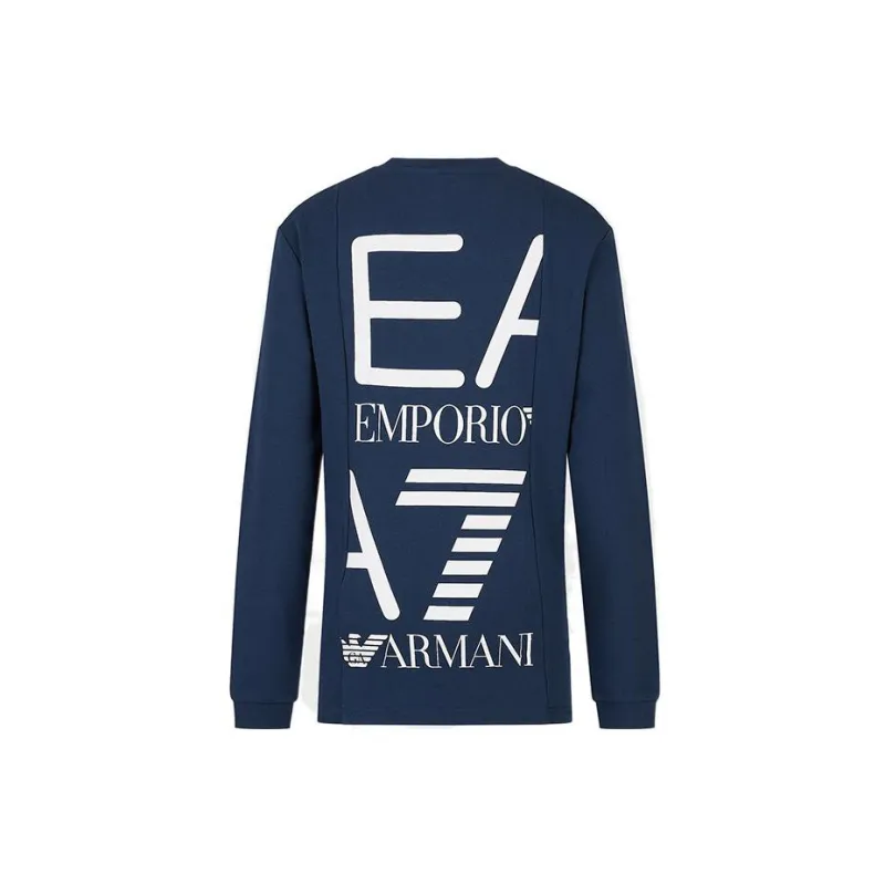EMPORIO ARMANI Sweatshirts Men Blue-1