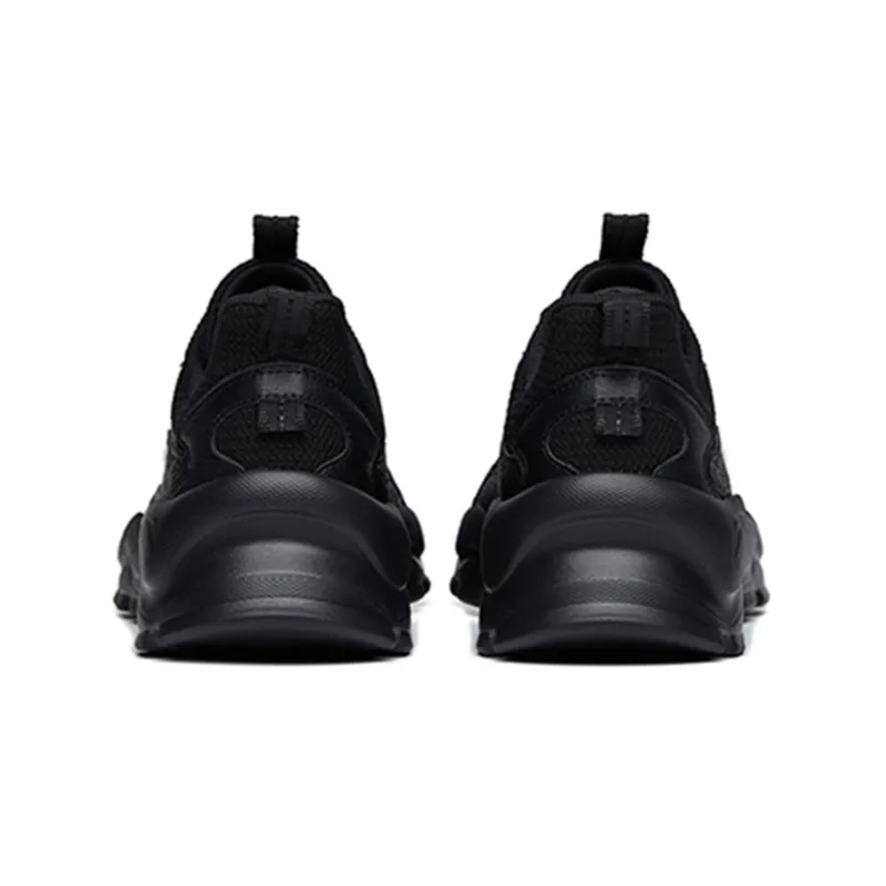 Anta Life Collection Cushioning Anti-Slip And Wear-Resistant Low-Top Sports Casual Shoes Black White-4