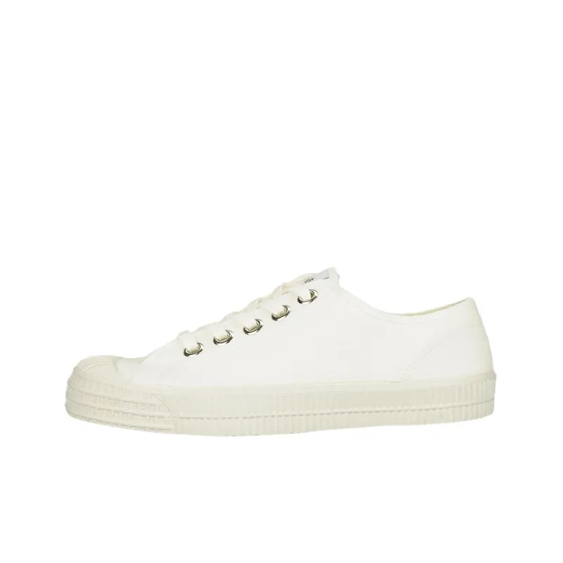 Novesta Canvas Shoes Unisex Low-Top White-0