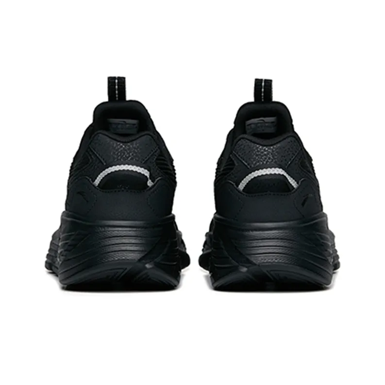 Anta Running Collection Breathable Low Top Running Shoes Women's Black-4