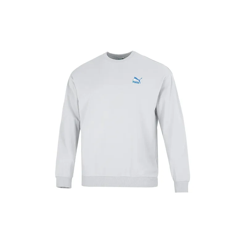 PUMA MMQ Sweatshirts Men Light Gray-1