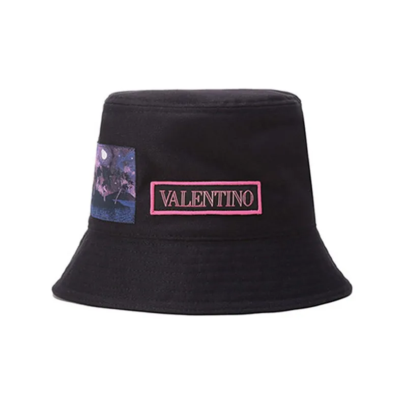 Valentino Bucket Hats Unisex Black-0