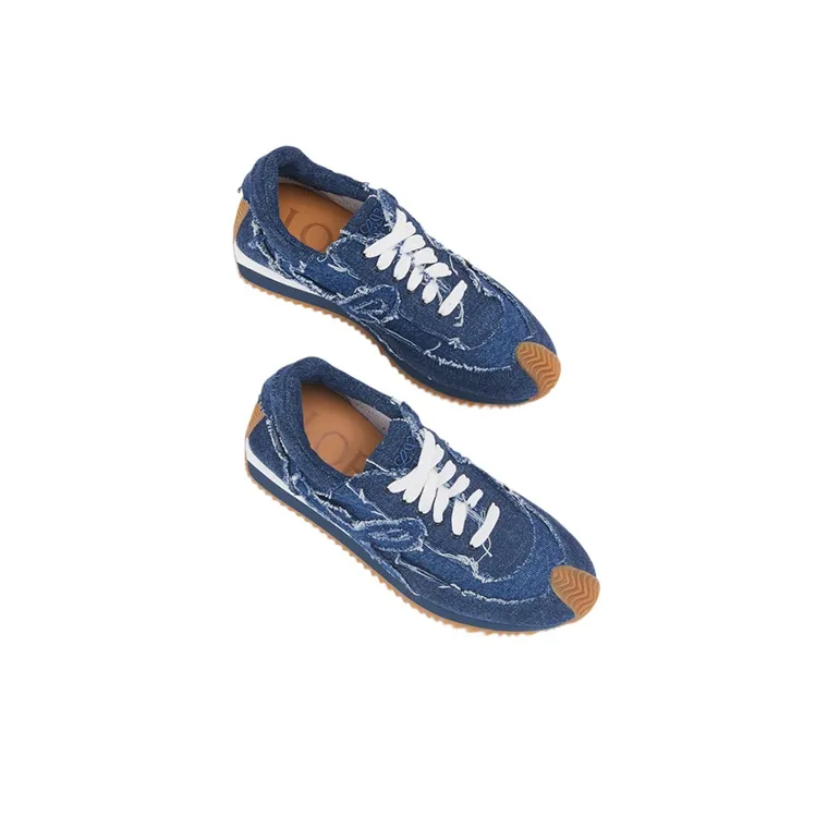 LOEWE Flow Runner Slip Resistant Low Top Sports Casual Shoes Men's Blue-3