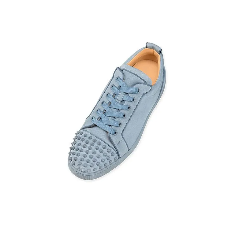 CL Suede Low Top Stylish Skateboarding Shoes Men's Gray-2