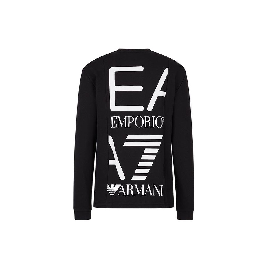 EMPORIO ARMANI Sweatshirts Men Black - POIZON