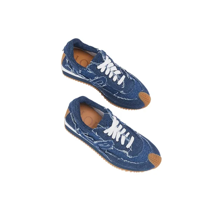 LOEWE Flow Runner Low Top Sports Casual Shoes Women's Blue-3