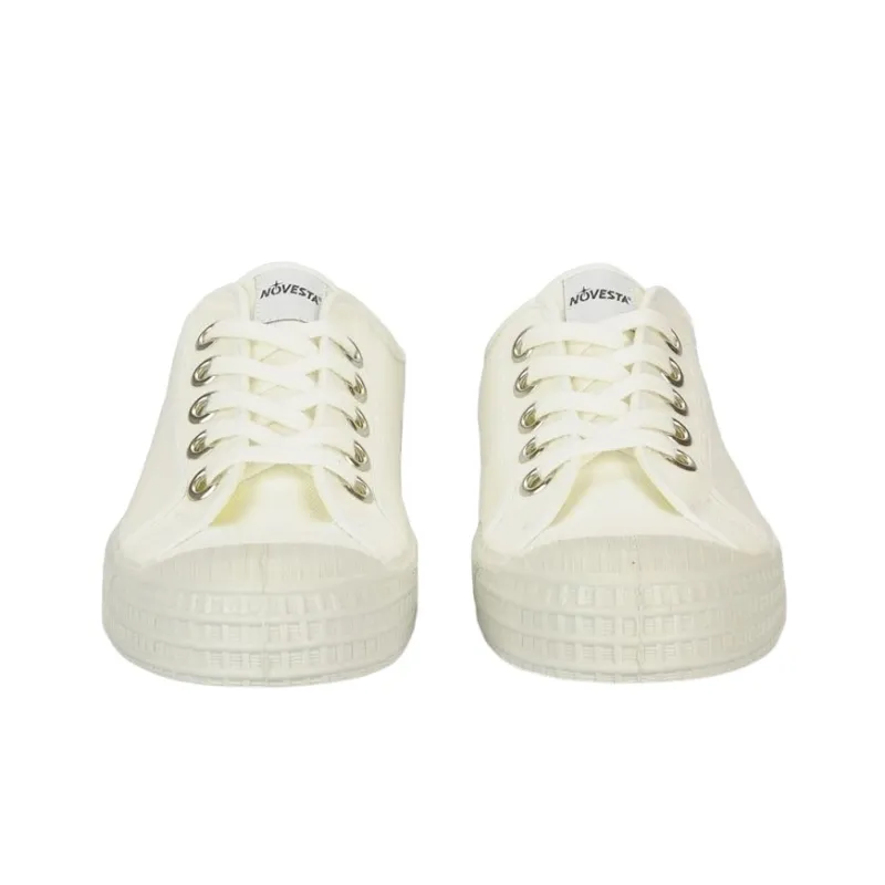 Novesta Canvas Shoes Unisex Low-Top White-3