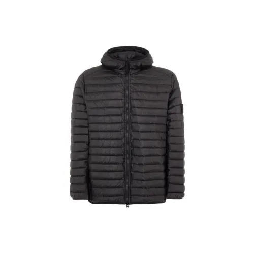 STONE ISLAND Down Jackets Men Black