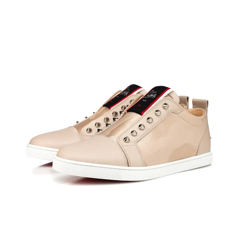 CL LUBOTING Stylish Skateboarding Shoes Men's Beige-1