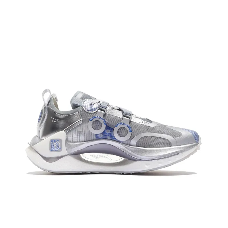 LiNing Jueying CRC Casual Shoes Men Low Top Silver/Antarctic Gray-1