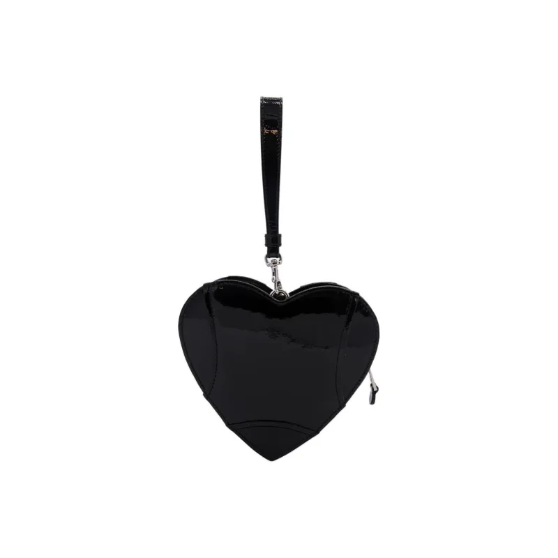 MOSCHINO Leather Handbag Shoulder Bag Crossbody Bag Women's Black-1