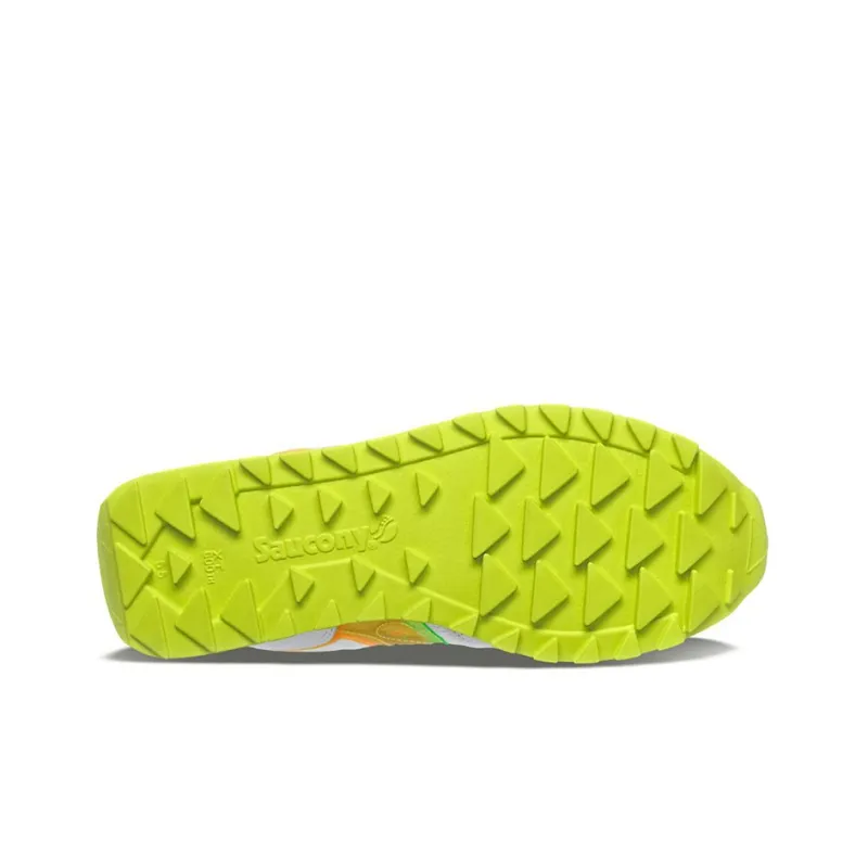 Saucony Jazz Triple Low-Top Running Shoes Women's White Yellow Orange Standard M-4