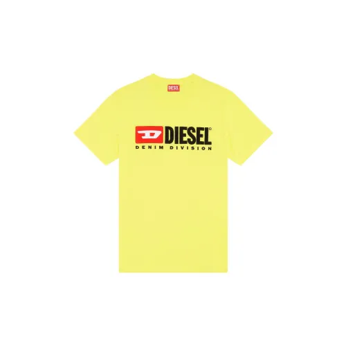 DIESEL T-Shirts Men Yellow