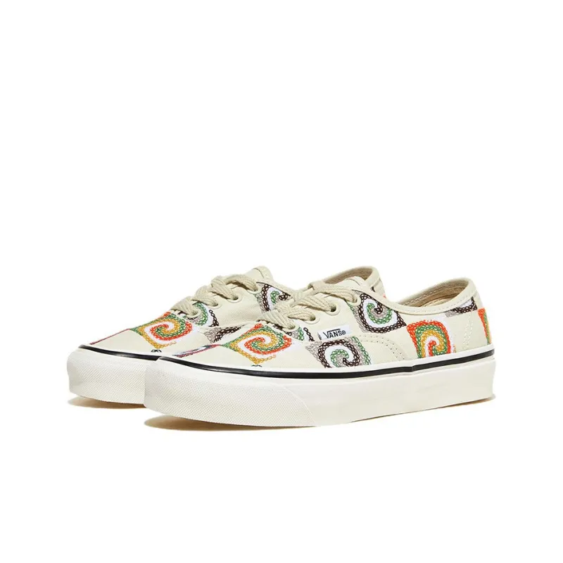 Vans Authentic 44 Low Top Skateboarding Shoes Unisex White-2