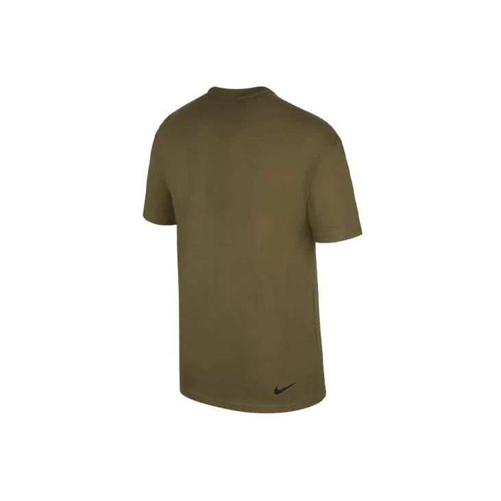 Nike Set-in Sleeve T-Shirt Men's Medium Olive Green-1