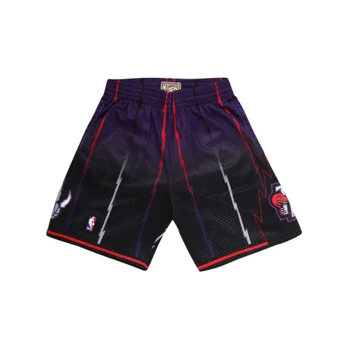 Mitchell Ness Basketball Shorts Men Powerful Dragon Purple/Black