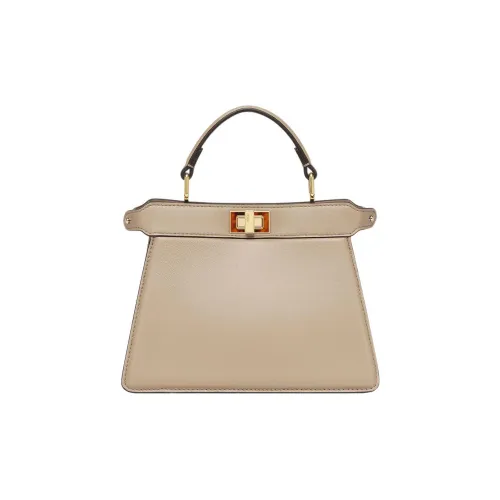 FENDI Peekaboo Lambskin Handbag, Shoulder Bag, Crossbody Bag Regular Women's