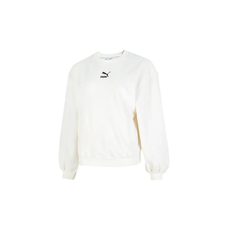 PUMA Sweatshirts Women's Ivory-1