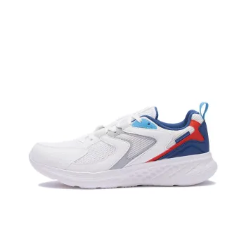 361° Cushioning, Wear Resistant Low Top Running Shoes Men's White Blue
