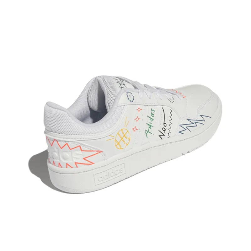 Adidas Neo Hoops 3.0 Shoes 'White Muti Color' Women's-2