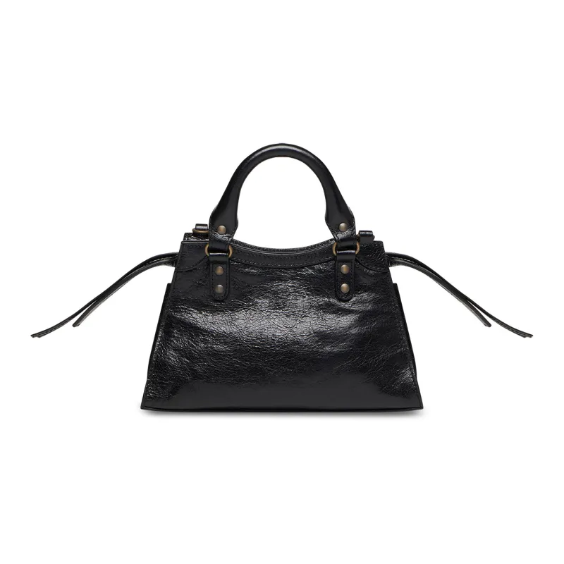Balenciaga Neo Classic Sheepskin Shoulder Bag Crossbody Bag Handbags Mini Women's Black-3