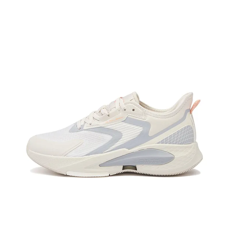 361° Anti-Slip Wear-Resistant Breathable Lightweight Low-Top Running Shoes Men's Beige Gray-0