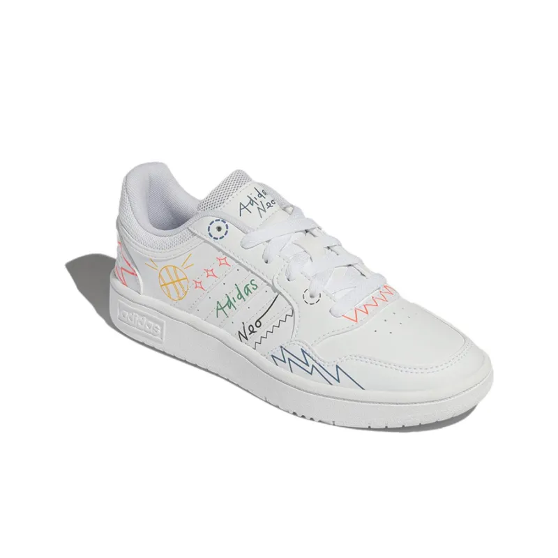 Adidas Neo Hoops 3.0 Doodle 'White'-2