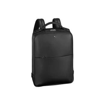 MONTBLANC Meisterstuck Full Grain Cow Leather Backpack Medium Size Men's Black