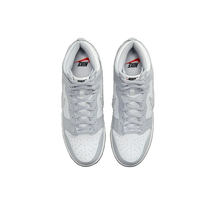Nike Dunk High University Chenille Swoosh Light Smoke Grey-3