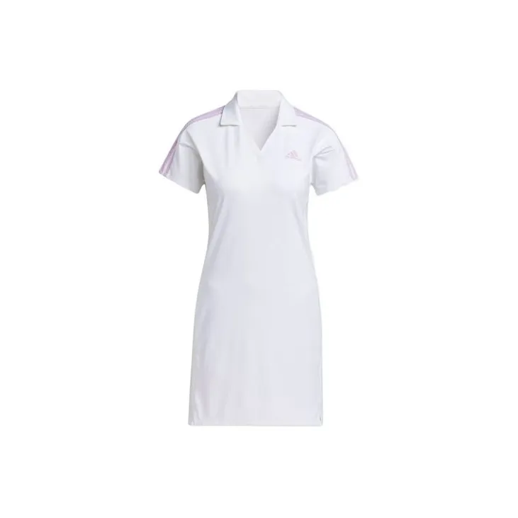 Adidas Short-Sleeved Dresses Women's White-1