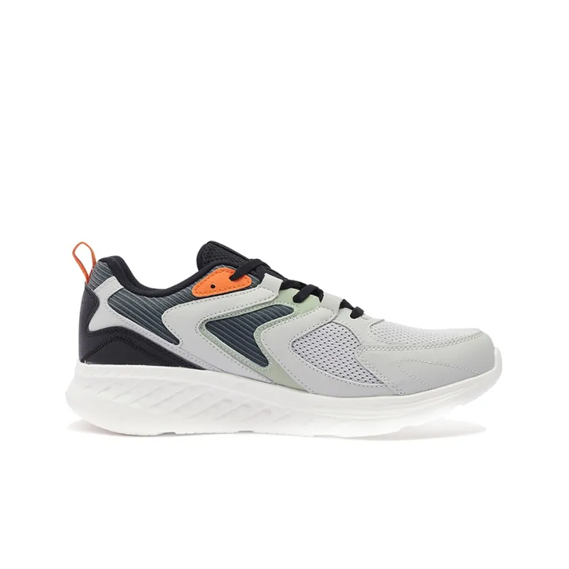 361° Running Shoes Men Low Top 4U Gray/Obsidian Black-1