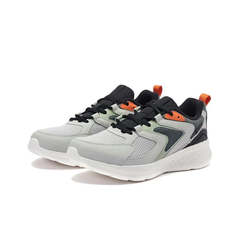 361° Running Shoes Men Low Top 4U Gray/Obsidian Black-3