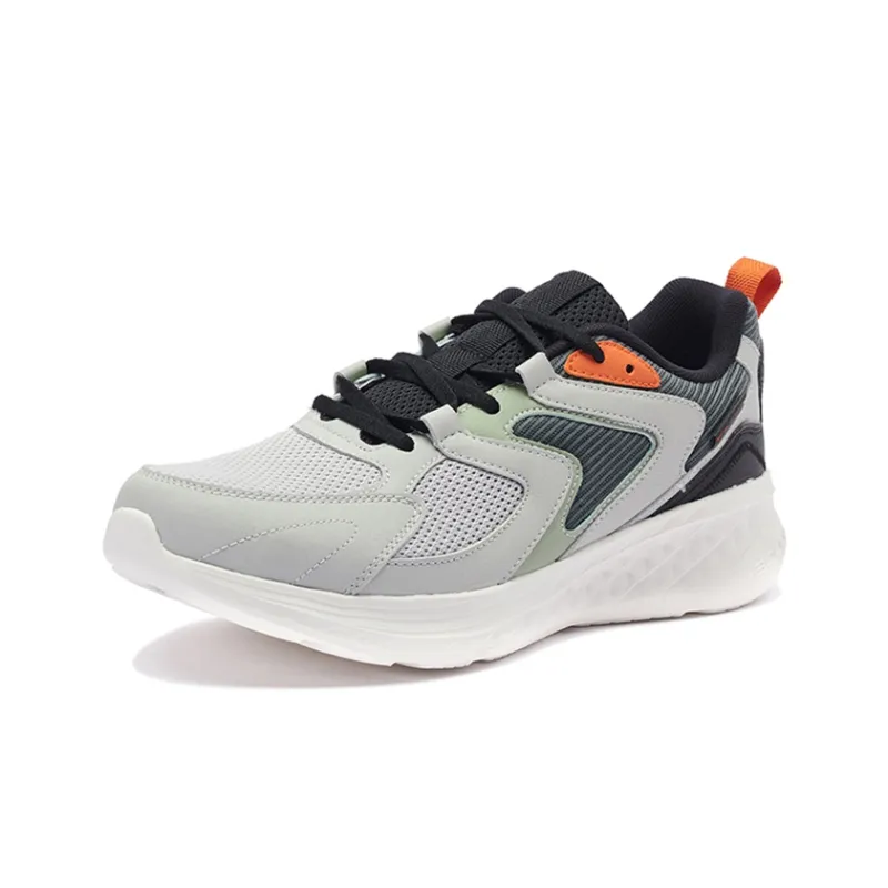 361° Running Shoes Men Low Top 4U Gray/Obsidian Black-2