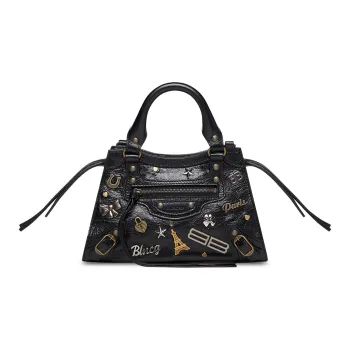 Balenciaga Neo Classic Sheepskin Shoulder Bag Crossbody Bag Handbags Mini Women's Black