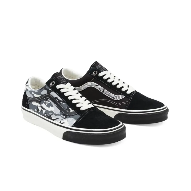 Old Skool Vans 'Camo Black Marshmallow'-2