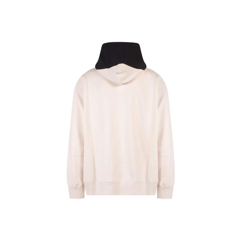 Valentino Logo Detailed Drawstring Hoodie-1