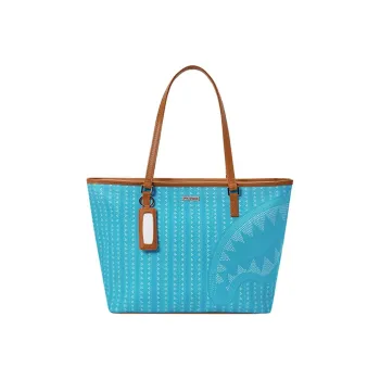 SPRAYGROUND PVC Tote Bag, Shopping Bag, Basket Bag, Handbag Regular Women's Light Blue