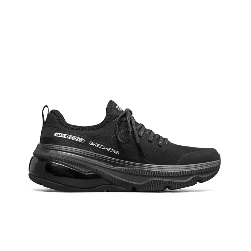Skechers Max Cushioning Air Low-Top Running Shoes Women's Black-1
